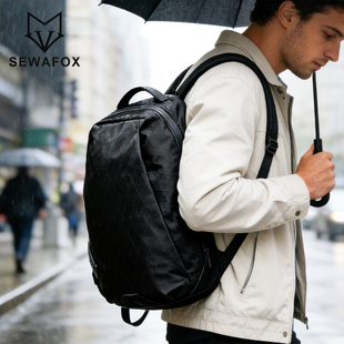 男士双肩包商务通勤户外旅行防水xpac书包轻便大容量电脑包背包男