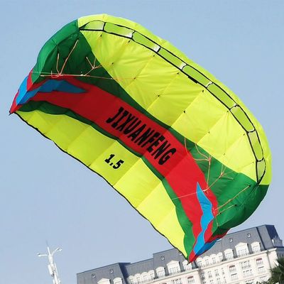 急旋风双线软体运动特技风筝 成人初学者两线滑翔伞训练牵引风筝