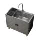 厨房洗菜盆一体柜洗菜盆全套一整套厨房落地式 一体柜户外庭院小户