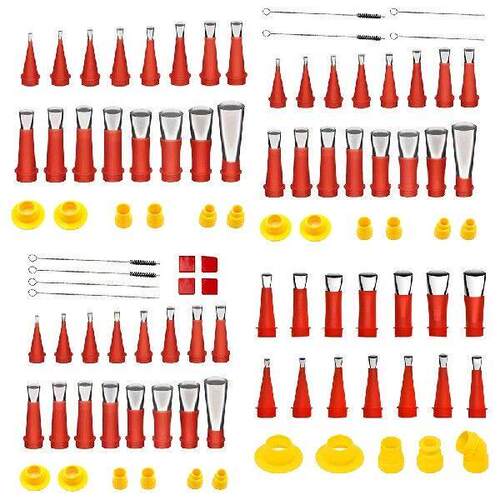 22Pcs Caulking Tips Caulking Nozzles 16 Piece Rubber Nozzle