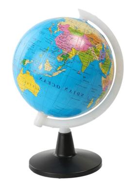 8.5cm plastic world globe atlas map with swivel stand geogra