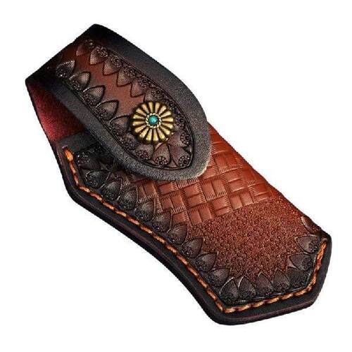 Leathers Sheath Folding Knife Pouches Leathers Knife