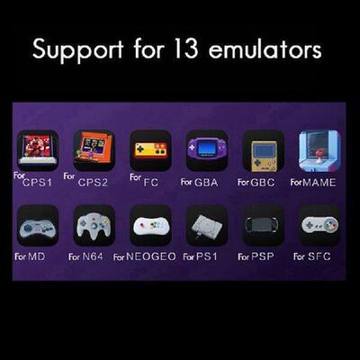 E6 Plus Handheld Game Console+2Xcontroller 64G+15000Games 5