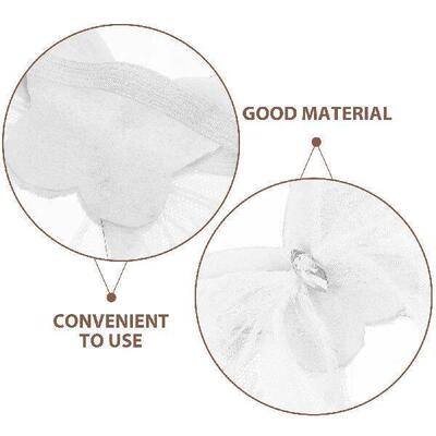 Bottle Butterfly Wings Glitter Black Gauze Pearl Rhinestone