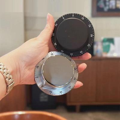 厨房计时器浴室防水学习不锈钢机械式提醒器时间管理定时器冰箱贴