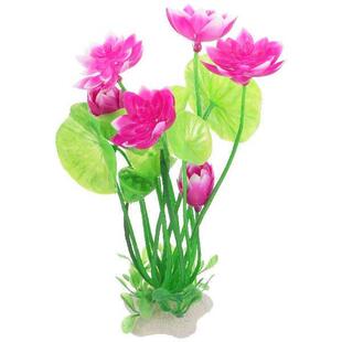 Ornaments Plants Lotus Grass Decor Aquarium Tank Water Fish