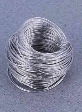 30.5M Steel Cable Picture Hanging Wire 20 Sets Hooks Wall