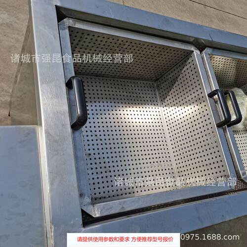 小型油水分离油炸锅 蚕豆花生自动搅拌炸炉 鸡叉骨油炸机