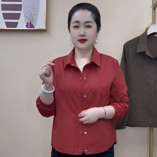 姚姐女装春末初夏新款时尚洋气休闲百搭显瘦中年妈妈装单层薄外套