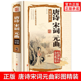 书籍全集鉴赏辞典中国古诗词大全唐诗宋词三百首300首典藏版 曲图解详析正版 诗词大会书注释译文赏析文白对照书籍 唐诗宋词元 正版