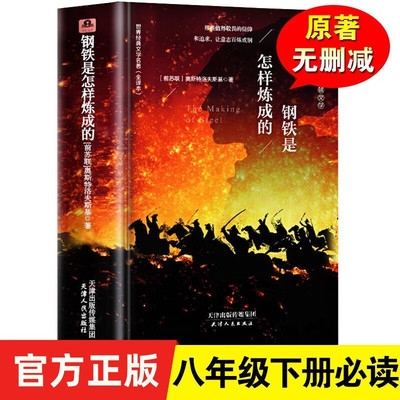 正版 钢铁是怎样炼成的（精装 全译本） 八年级下册必读 世界经典文学名著