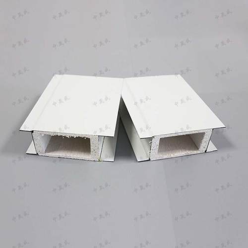 5公分中空玻镁机制板中空玻镁岩棉净化板吊顶防火岩棉夹芯彩钢板