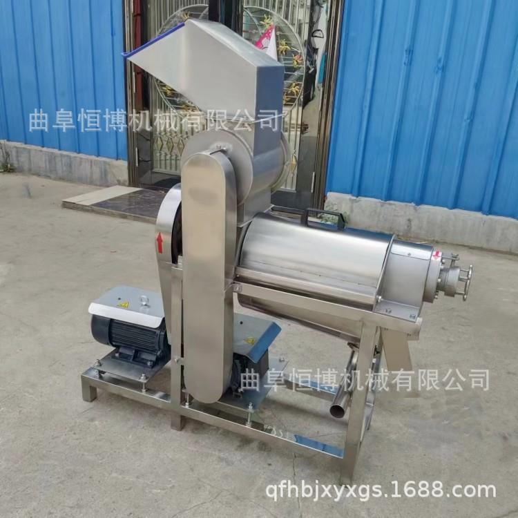 大型苹果榨汁设备螺旋榨汁机刺梨不锈钢榨汁机工业生姜榨汁机
