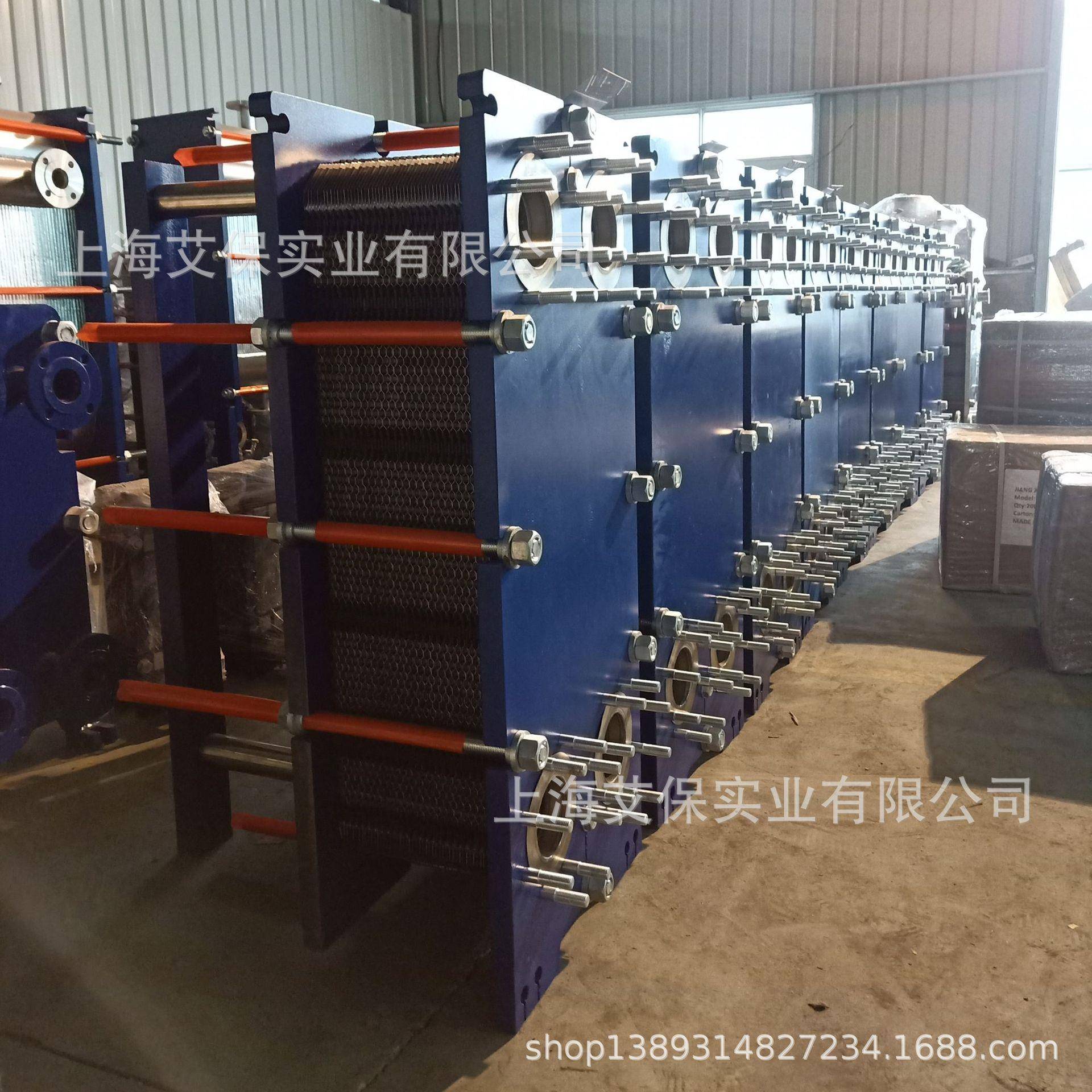 耐硫酸腐蚀特材换热器Viton-G胶垫C276哈氏合金可拆板式换热器