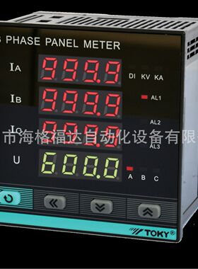 TOKY东崎三相多功能电力表DW9E-RC38精密电能表DW9E-IRC38 包邮