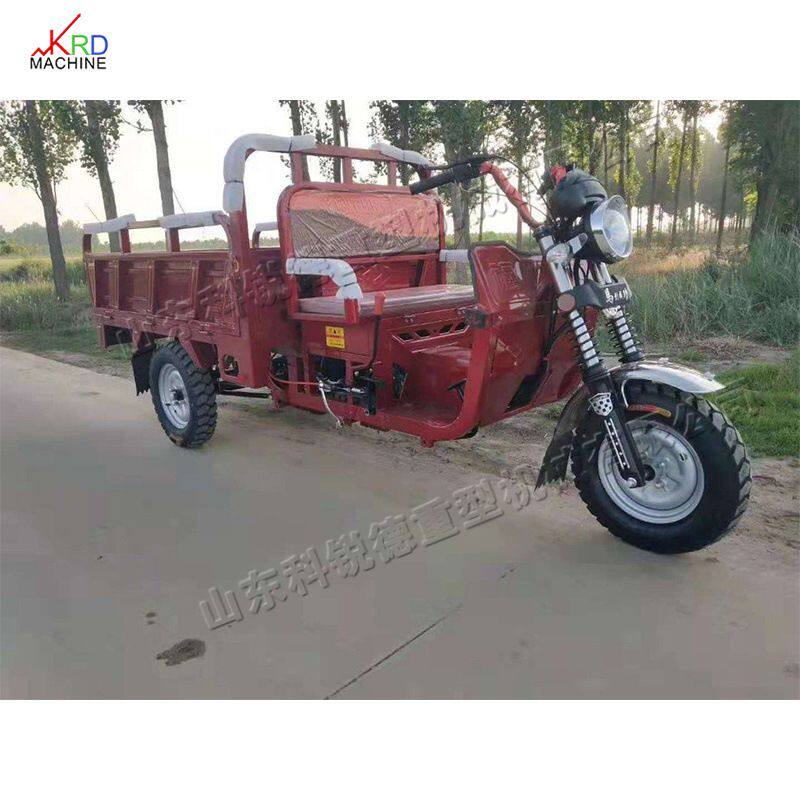 农村代步燃油三轮摩托车 家用运粮拉货自卸翻斗车 工地运输自卸车