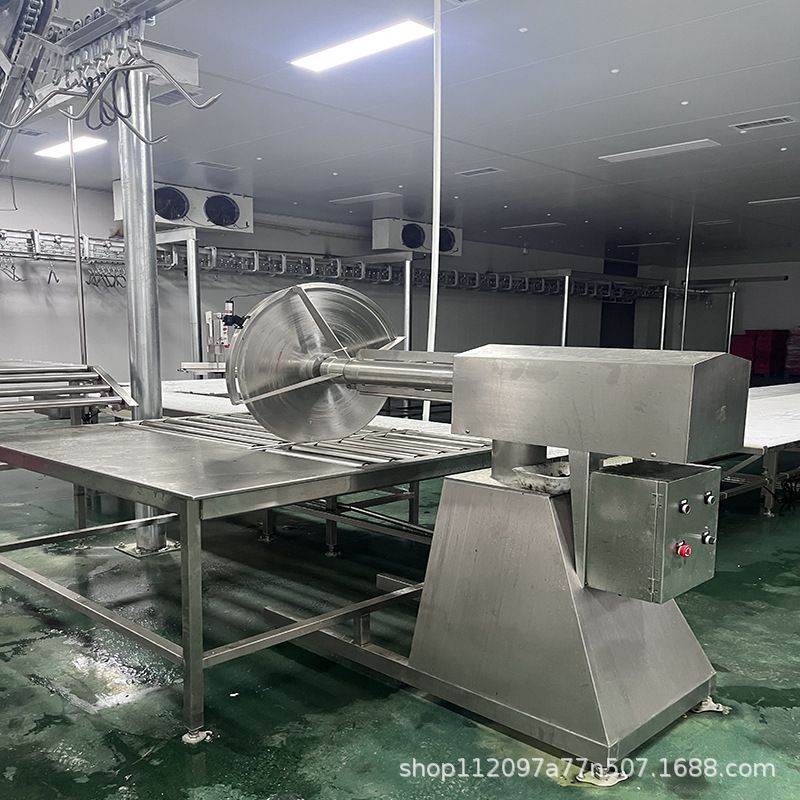 肉类分割工作台 食品机皮带输送流水线 分割高架输送设备