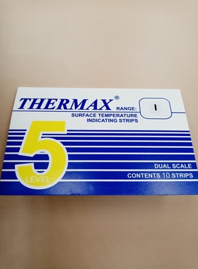 测温纸249-290℃ 原装英国温度美THERMAX 测温纸5格I型号