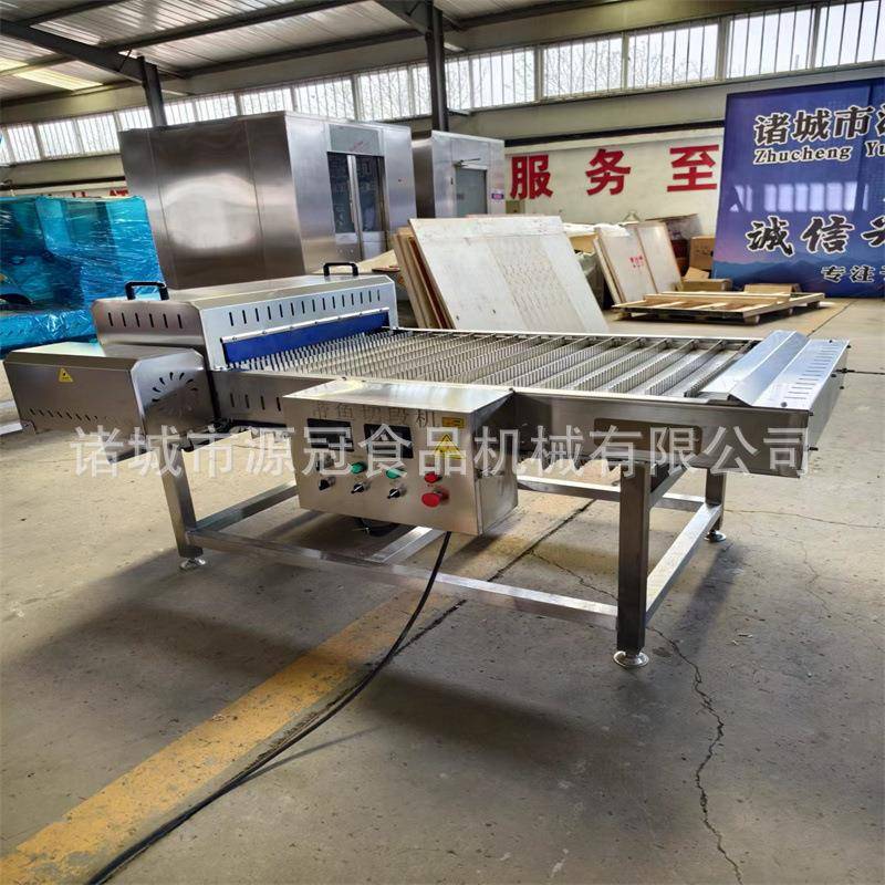 带鱼罐头用带鱼切段机连续式刀鱼切块机全自动刀鱼段切割设备