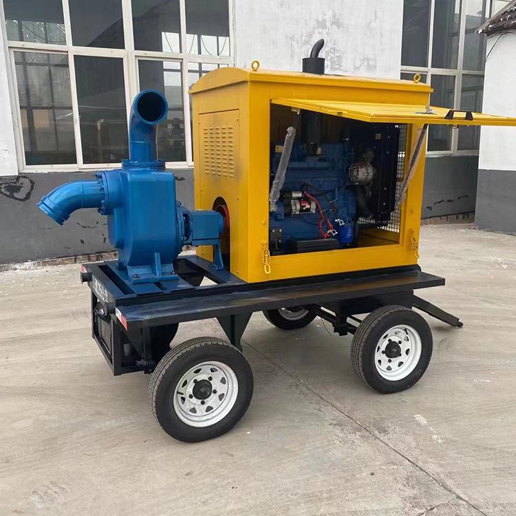 500立方移动柴油防汛泵车移动大流量排涝抗旱柴油防汛泵车
