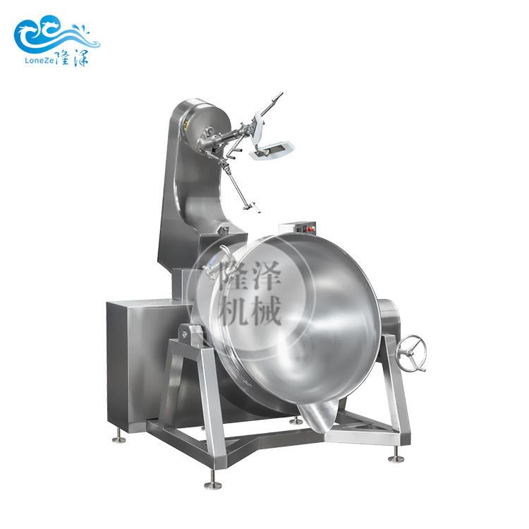 龙虾酱自动摇摆机大型火锅底料炒锅行星炒锅燃气电磁可定制