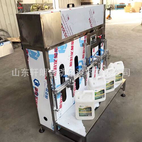 机油液体灌装机 小型防冻液定量灌装生产线 液体尿素半自动灌装机