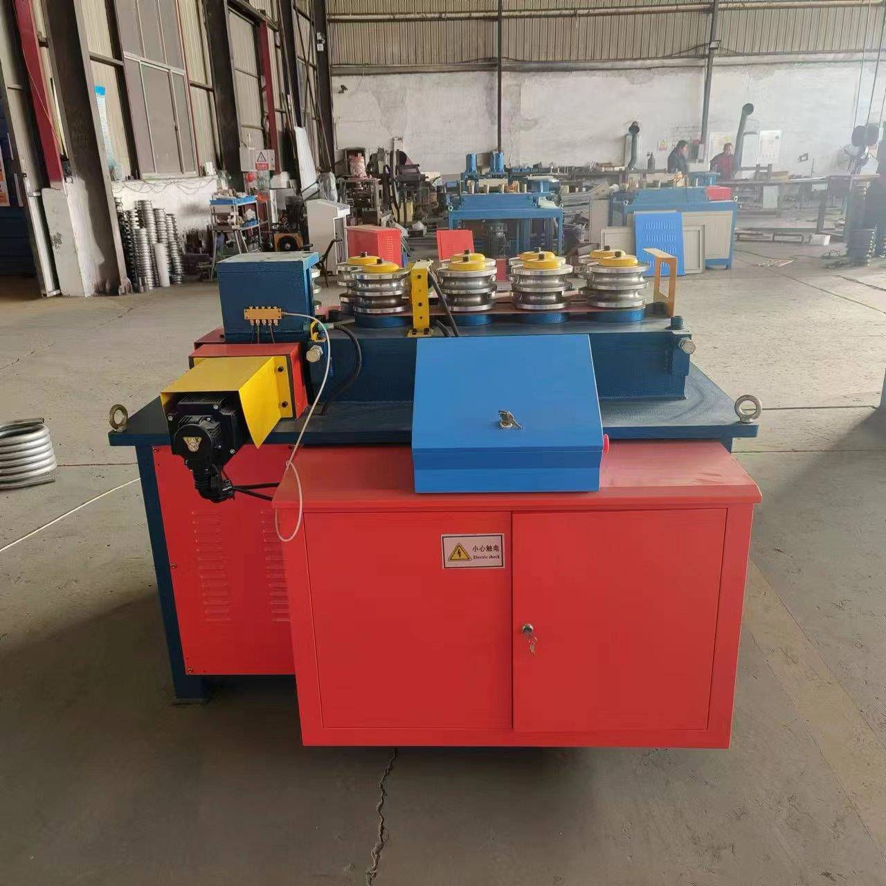 圆管盘圆折弯数控弯管机九轮S弯弯弧机彩钢压瓦机