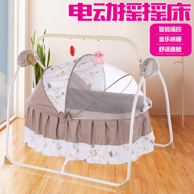 智能婴儿摇篮电动摇椅哄睡