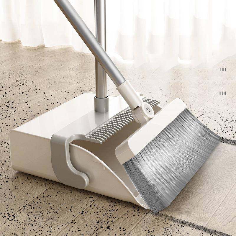 折叠扫把簸箕套装家用带梳齿头发神器懒人扫帚拖把软毛扫地旋转,家庭/个人清洁工具,一次性抹布,淘宝优惠券,粉丝福利购,淘宝优惠卷