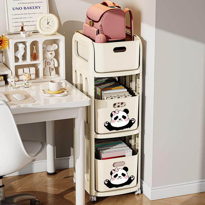 书包零食置物架可移动小推车桌下书本收纳架学生家用宿舍桌面书架,收纳整理,书桌收纳置物架,淘宝优惠券,粉丝福利购,淘宝优惠卷