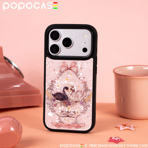 POPOCASE粉梦天鹅罗曼史手机壳