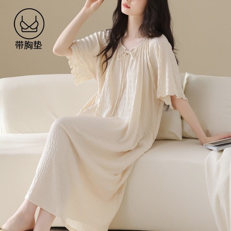 维多利亚真丝睡裙女款夏季