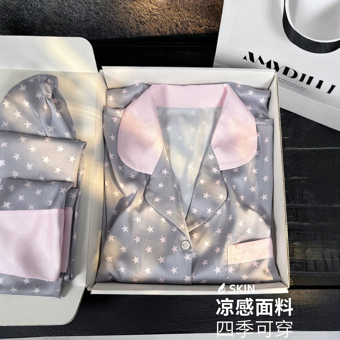 维多利亚真丝睡衣女春秋季