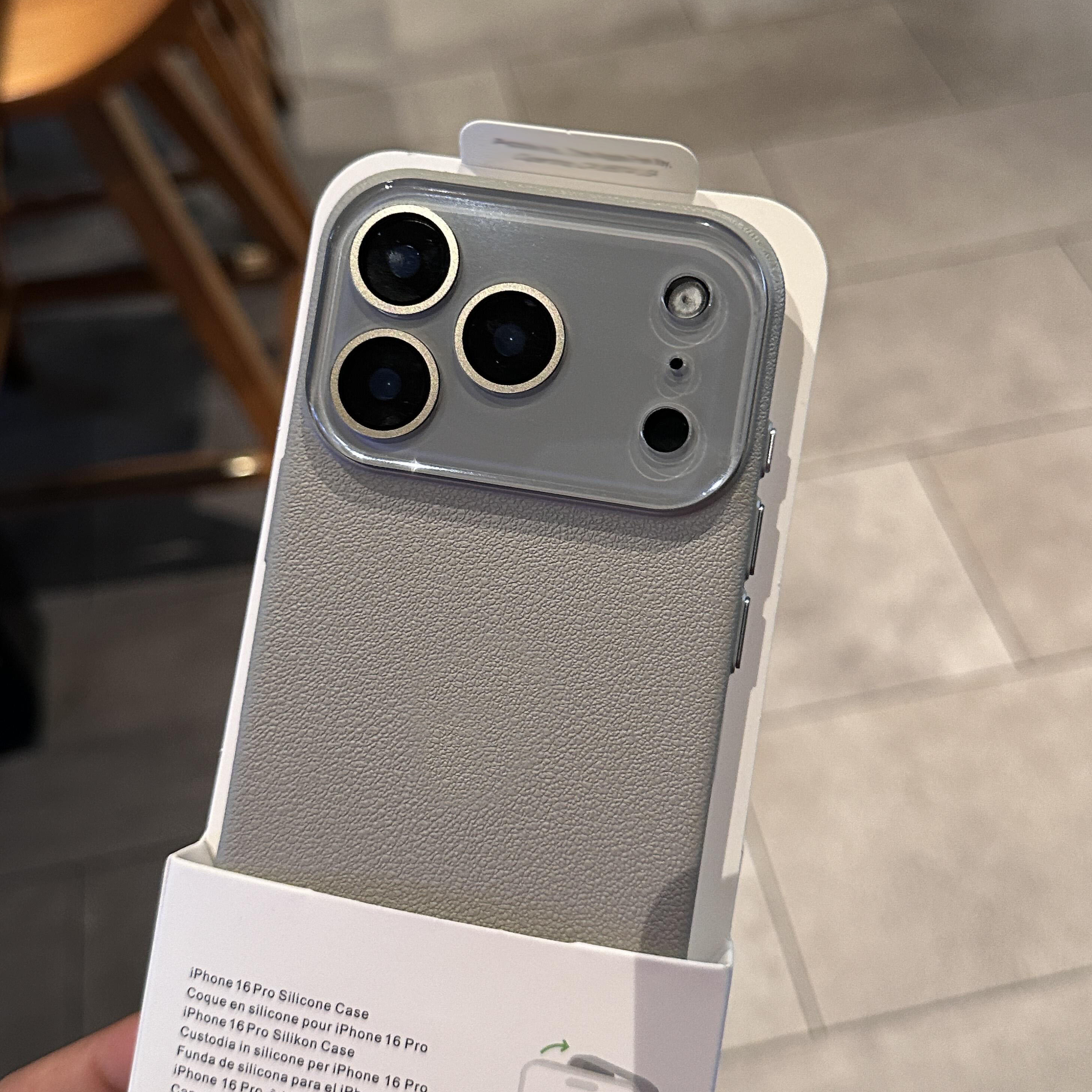 新款全包钛灰色荔枝纹理适用苹果17promax手机壳iphone16高级感带镜头膜17网红爆款14防摔13轻奢12硬壳11女15