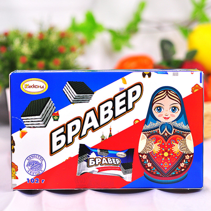 【专享】俄罗斯进口威化饼干阿孔特原装冰淇淋菲利莫零食品102g,零食/坚果/特产,威化饼干,淘宝优惠券,粉丝福利购,淘宝优惠卷