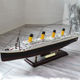 泰坦尼克号舰船1 550模型成年人高难度拼装 玩具电机船模舰