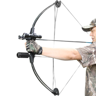 军兴猎豹复合弓弓箭射击射箭套装两用钢珠反曲弓美猎滑轮弓竞技