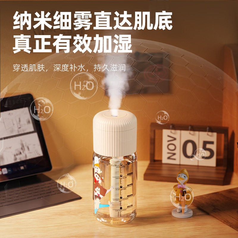 USB加湿器空气家用卧室迷你办公桌净化车载雾化补水香薰喷雾器