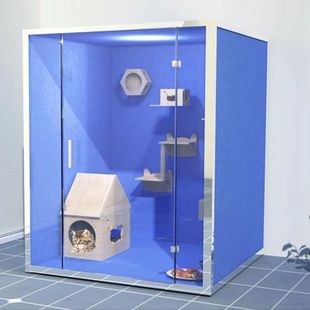 宠物隔音箱家用防扰民可移动拆卸隔音猫笼狗笼室内宠物隔音笼