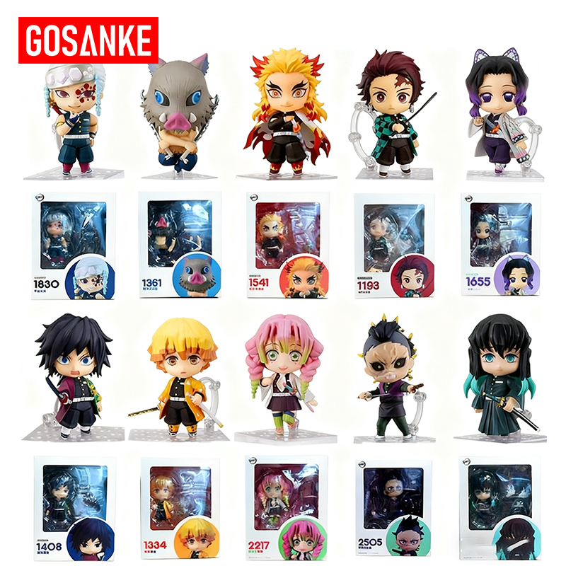 鬼灭之刃Demon Slayer Kimetsu no Yaiba可动手办粘土人模型摆件