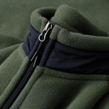 VSEAZMA复古 耐脏耐看！摇粒绒刺绣保暖立领卫衣开衫外套男女秋冬