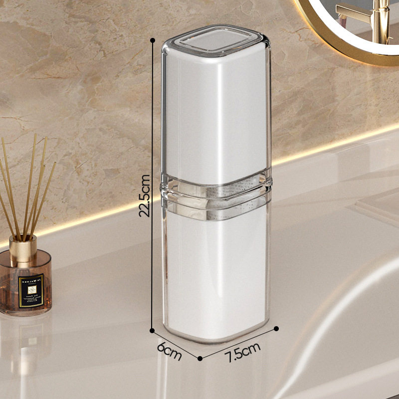 轻奢方形旅行漱口杯家用牙刷杯子便捷式简约牙具杯套装洗漱杯