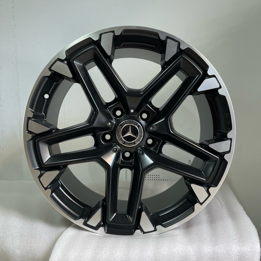 适用奔驰g63轮毂20寸越野版原厂轮毂搭配at轮胎改装g500 g63 g350