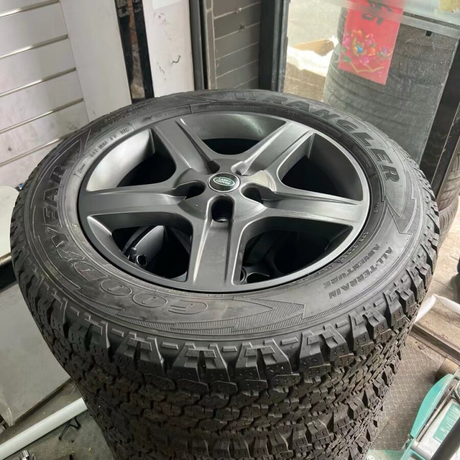 适用路虎卫士20寸原装拆轮毂轮胎 原配搭配255/60r20at发现 揽胜