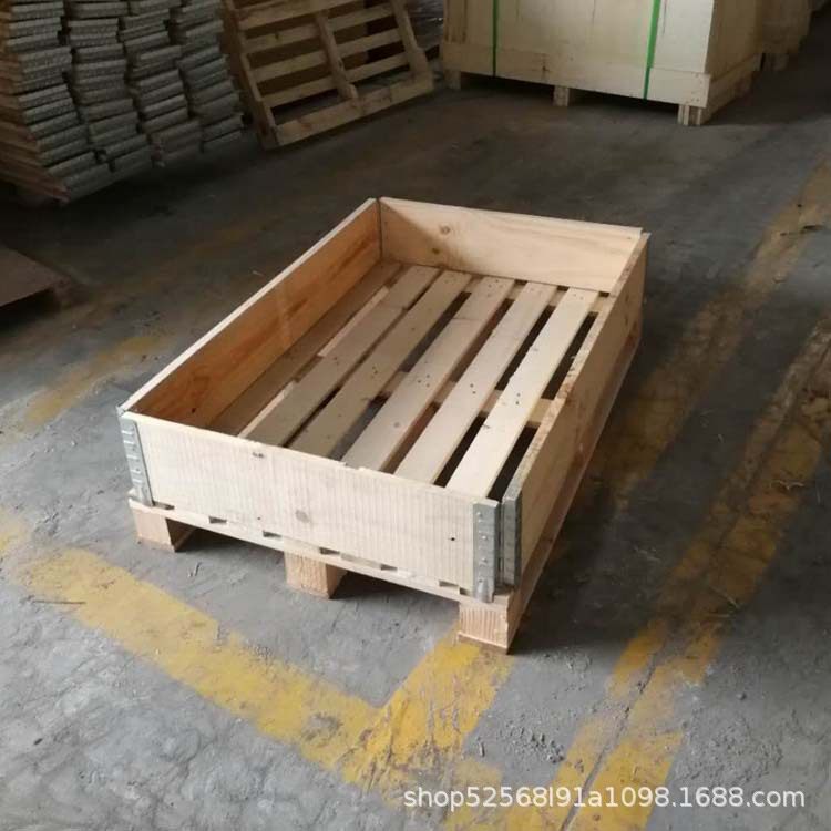青岛包装木箱出口用 免熏蒸木箱尺寸 海运木箱围板箱运费以实际为