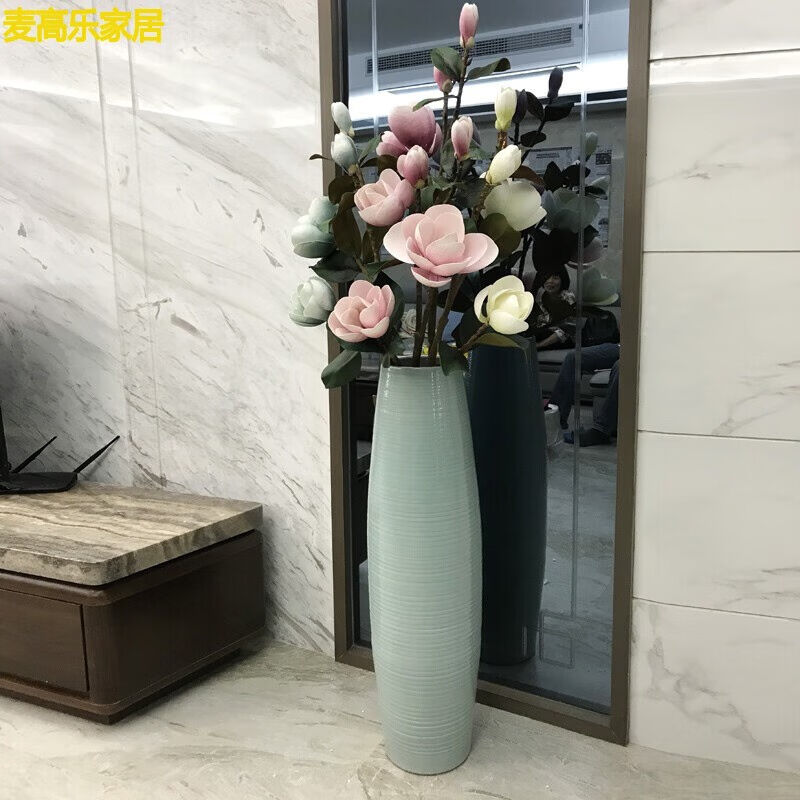 客厅摆件大件落地摆件轻奢客厅落地摆件大件现代欧式简约装饰陶瓷