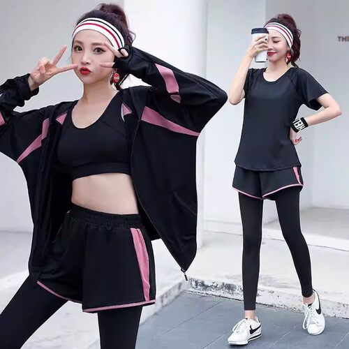 2026新款瑜伽服套装女宽松外套显瘦大码休闲运动健身衣