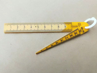 上亿楔形塞尺孔径尺1-15 1-10三角间隙尺塑料锥形尖角塞尺直尺