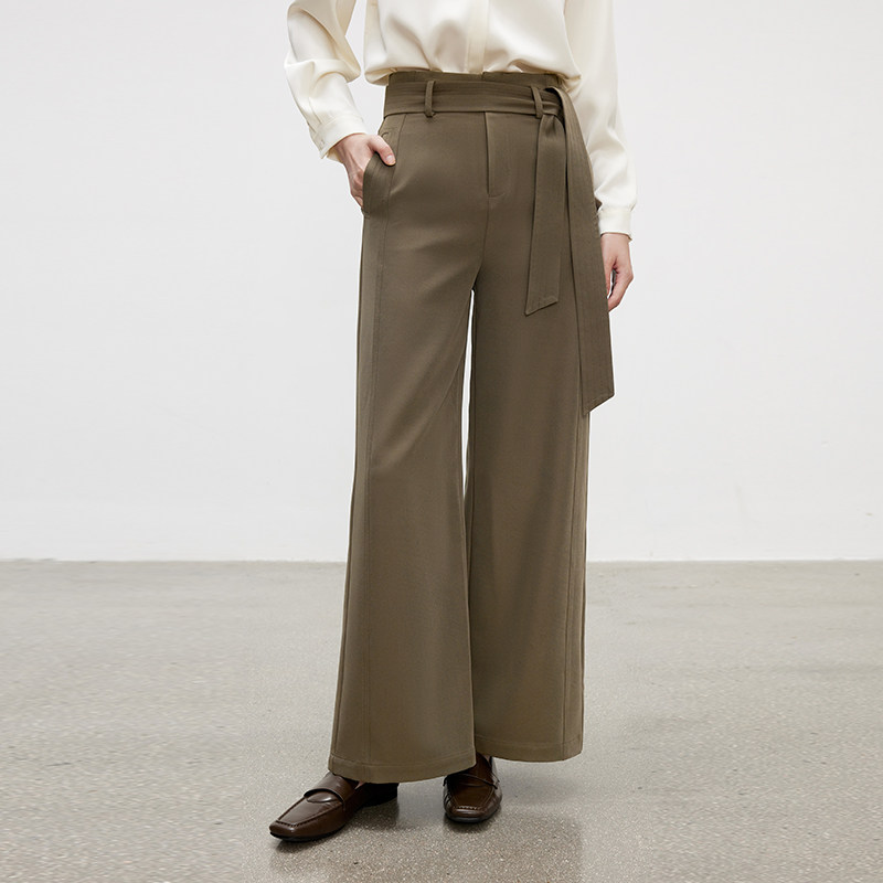 休闲阔腿裤子2023秋季新款