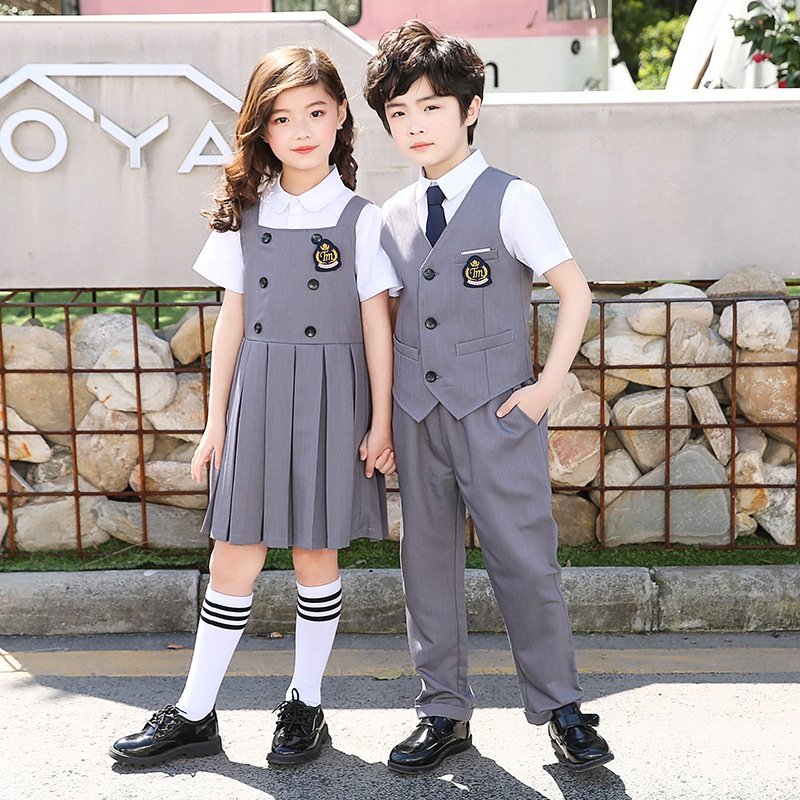 幼儿园园服春秋装2021新款老师儿童校服运动套装小学生班服英伦风